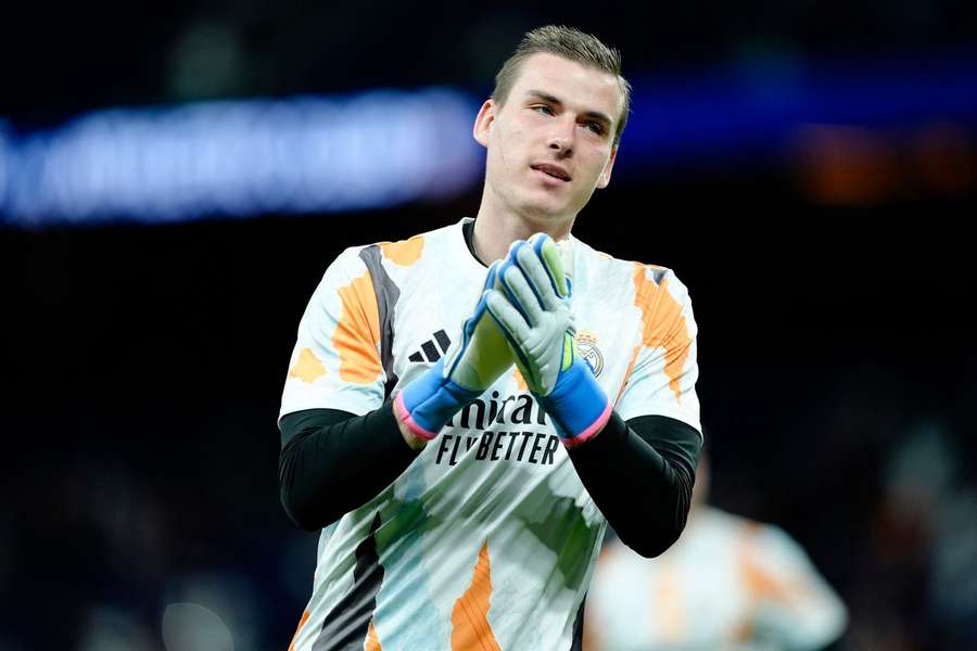 Lunin ao serviço do Real Madrid