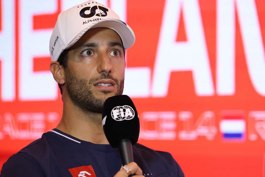 Daniel Ricciardo ha corrido sólo tres veces para AlphaTauri antes del accidente en Holanda.