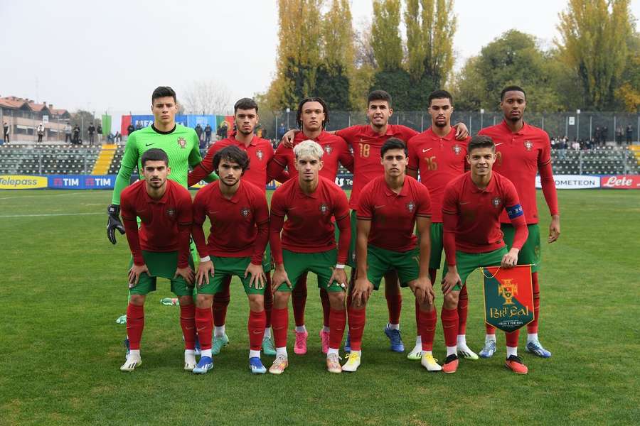 A seleção sub-20 de Portugal