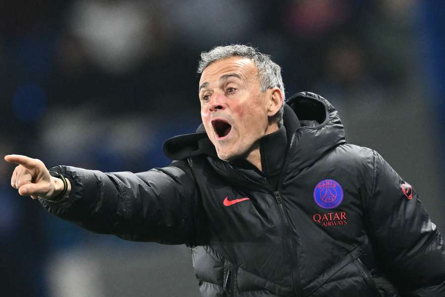 Luis Enrique à Strasbourg le 1ᵉʳ février.