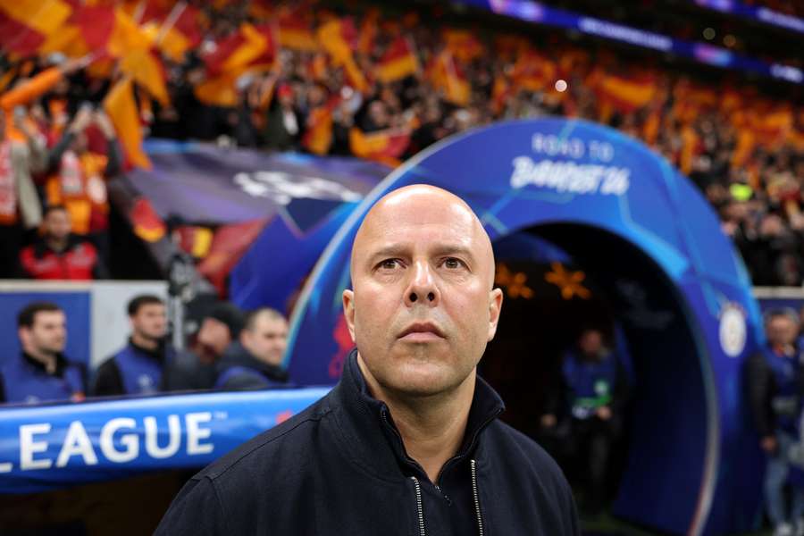 Liverpool manager Arne Slot before the match 