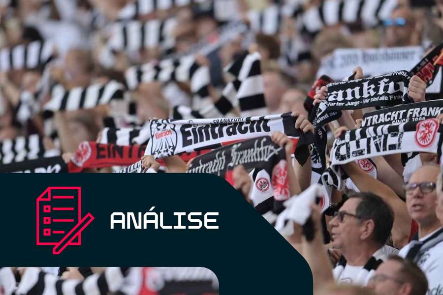 Adeptos do Eintracht Frankfurt estão entre os mais emotivos da Bundesliga