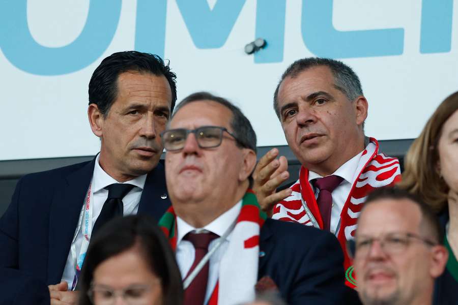 Pedro Proença esteve presente no jogo com a Bélgica