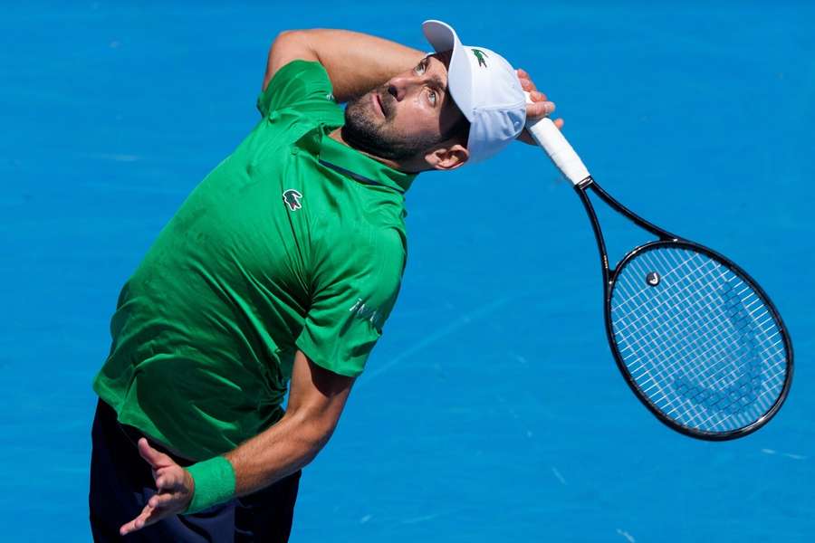 Novak Djokovič se zatím v Melbourne prezentuje ve výborné formě.
