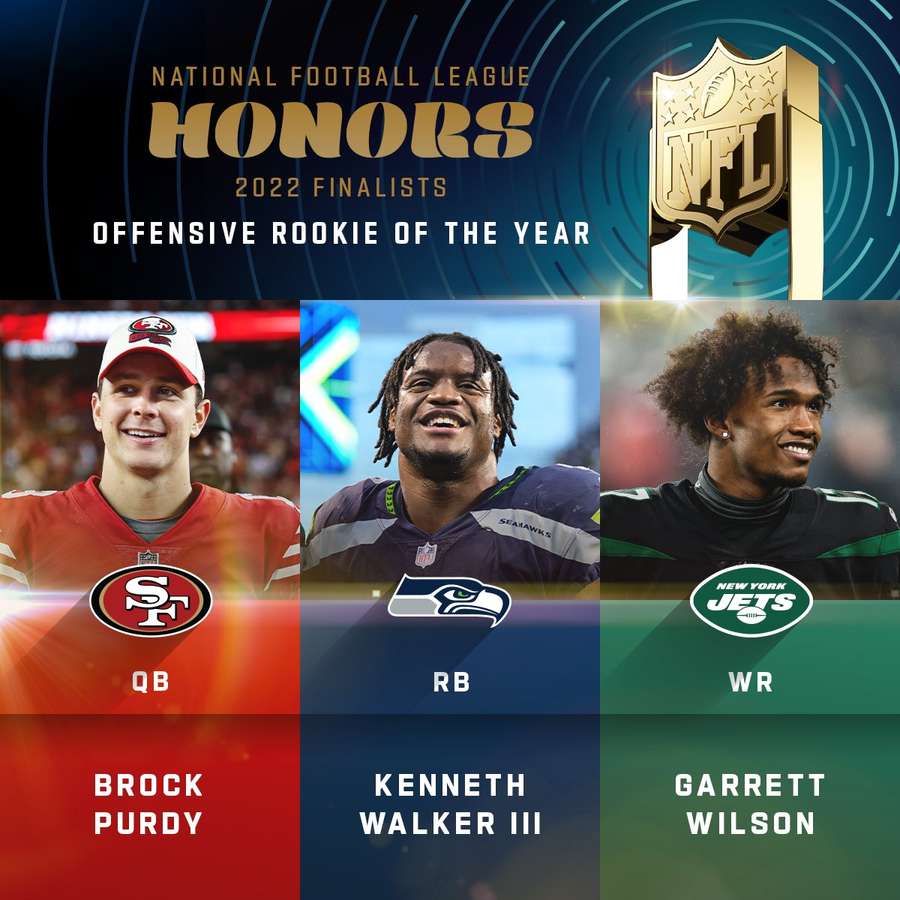 Nominados a 'Rookie Ofensivo del Año' en la NFL