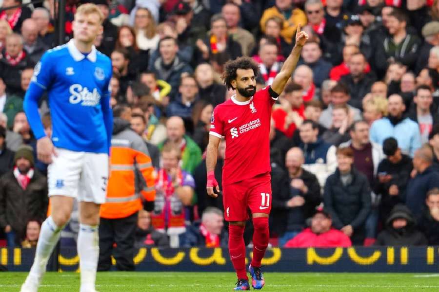 Salah deixou sua marca em penalidade bem cobrada