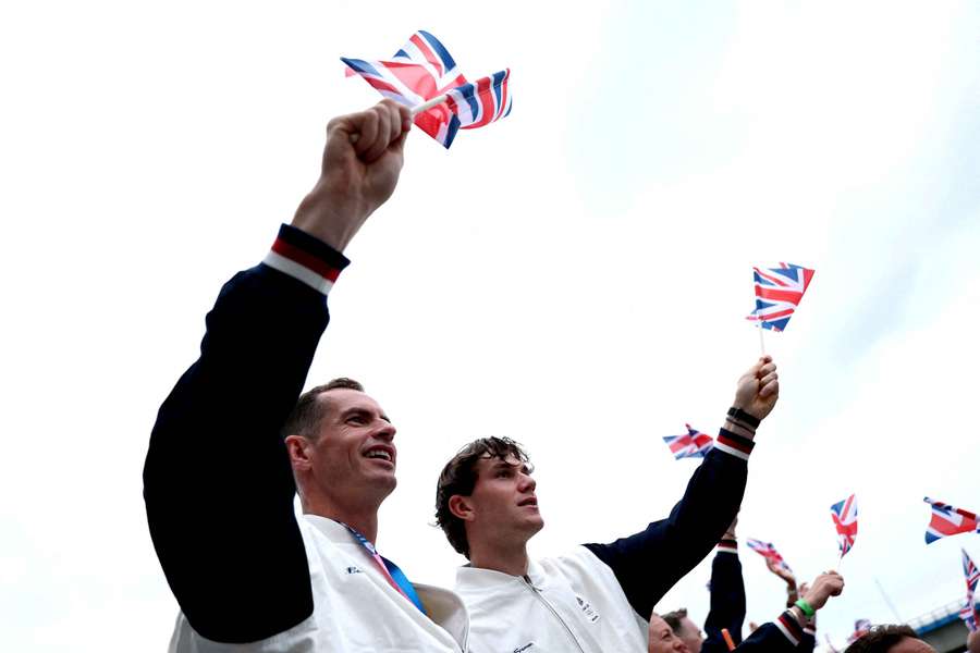 Murray and Draper together during the 2024 Olympics
