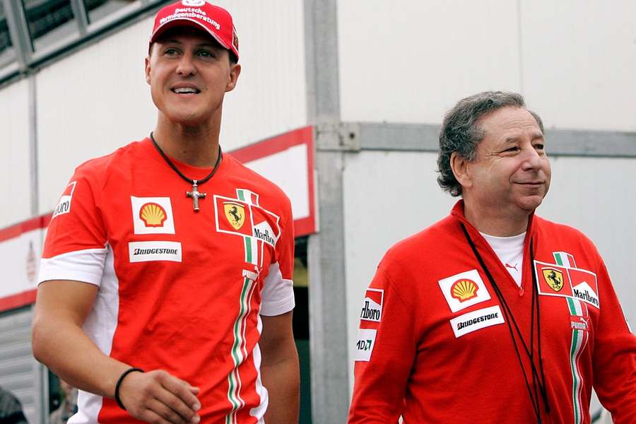 Schumacher fotograferet i Ferraridagene