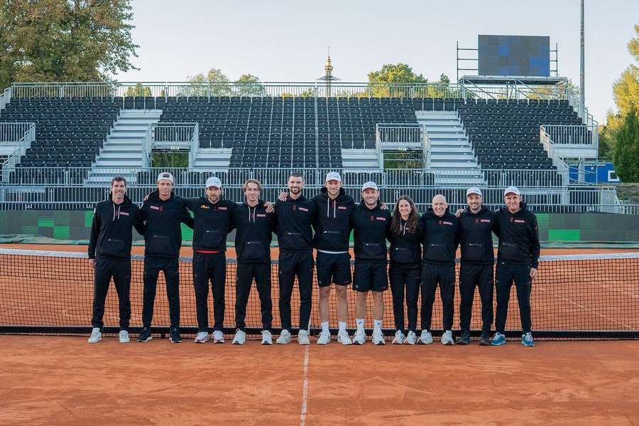Das ÖTV-Team gegen Belgien Das ÖTV-Team gegen Belgien