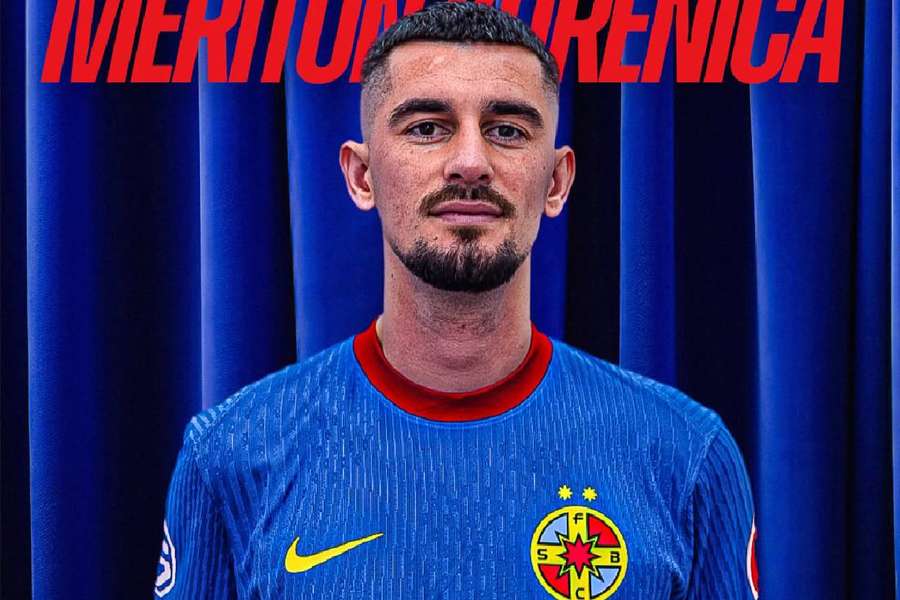 Meriton Korenica, noul număr 9 de la FCSB Meriton Korenica, noul număr 9 de la FCSB