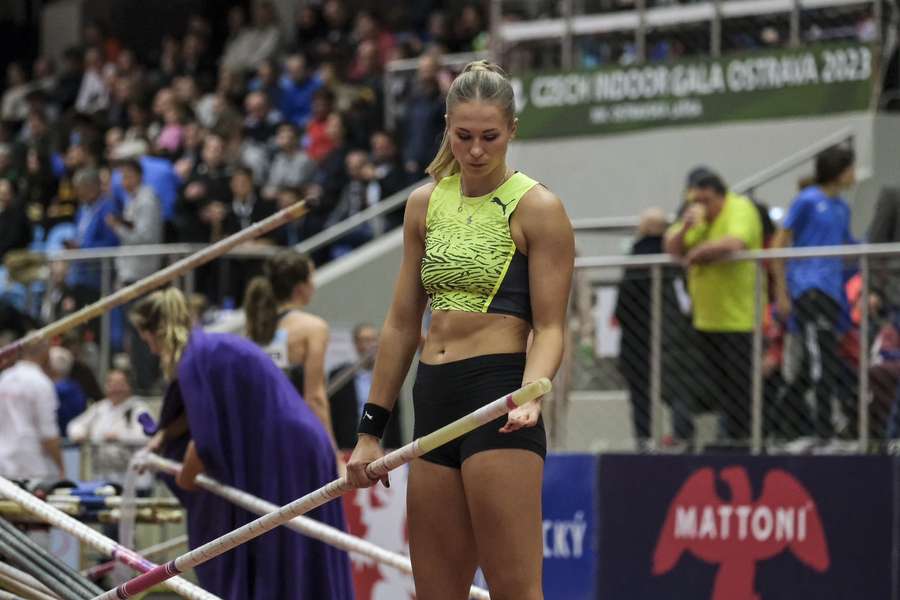 Amálie Švábíková v Ostravě překonala český halový rekord.