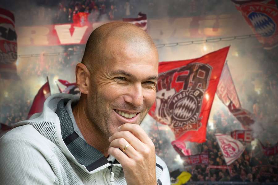 Zizou ist Thema beim FC Bayern.