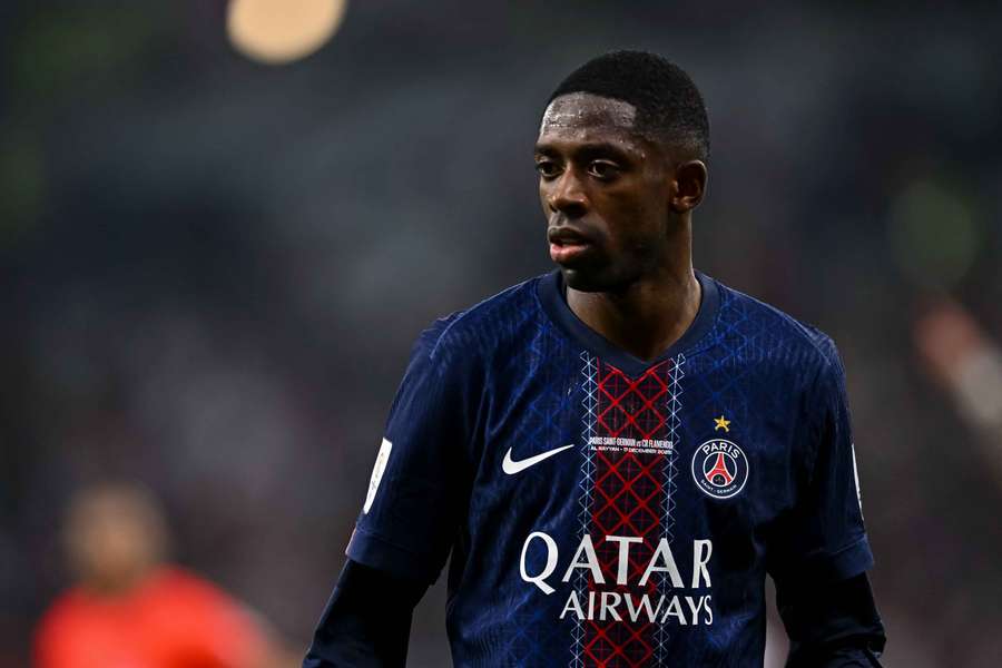 Ousmane Démbélé lors de la Coupe intercontinentale le mois dernier. Ousmane Démbélé lors de la Coupe intercontinentale le mois dernier.