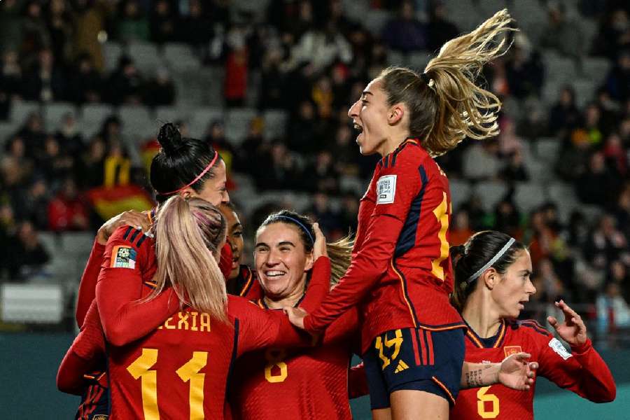 Spain put five goals past Zambia in their Group C clash