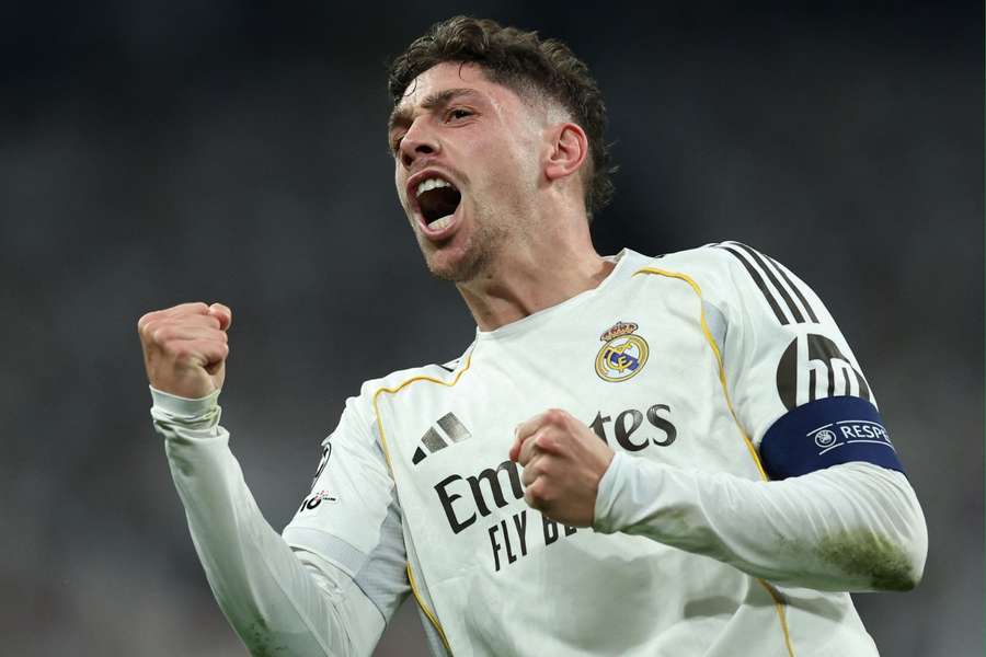 Valverde fez história em Real Madrid x Manchester City