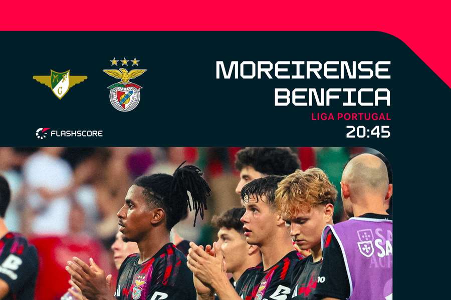 Benfica desloca-se a Moreira de Cónegos Benfica desloca-se a Moreira de Cónegos