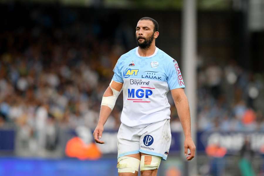 Uzair Cassiem in action for Bayonne in October 2022