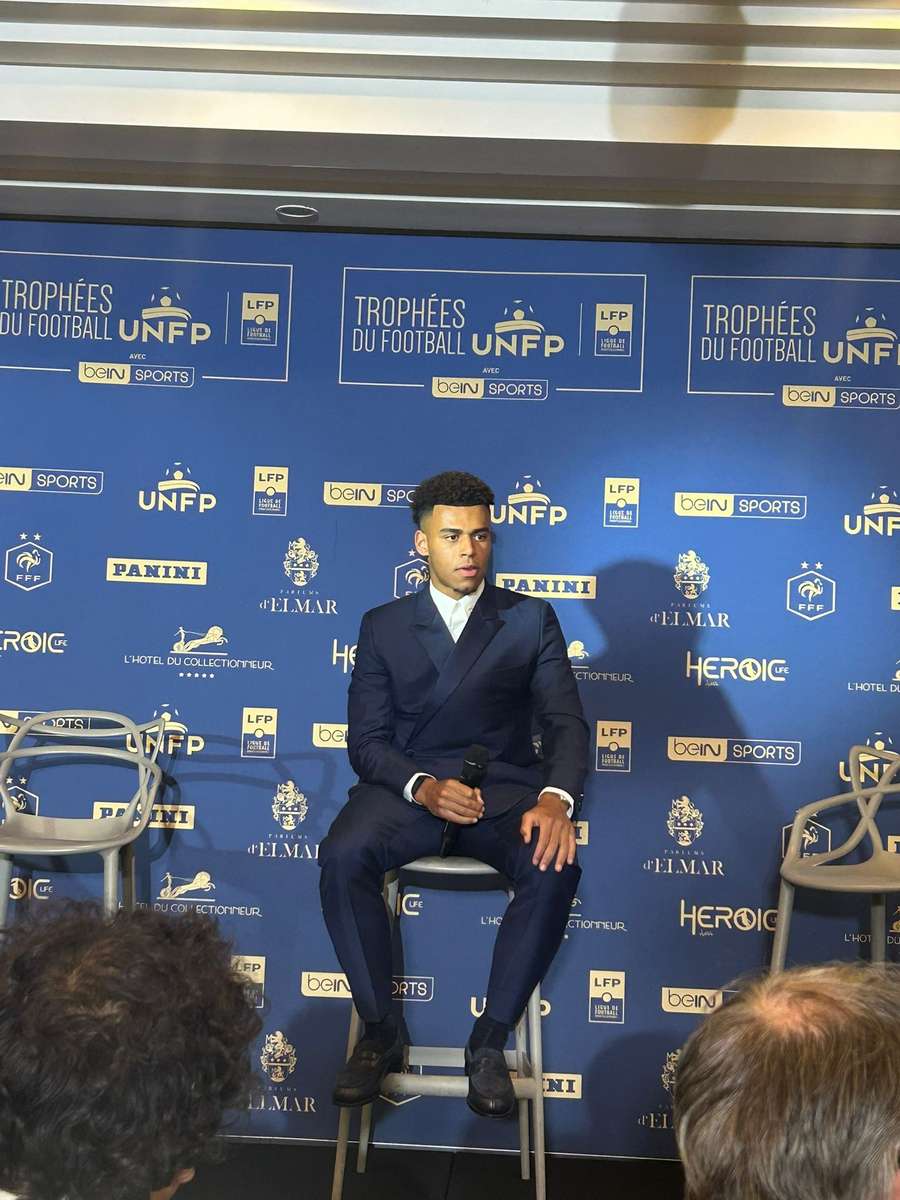 Désiré Doué en conférence de presse Désiré Doué en conférence de presse