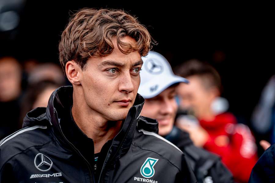 George Russell this weekend at Spa