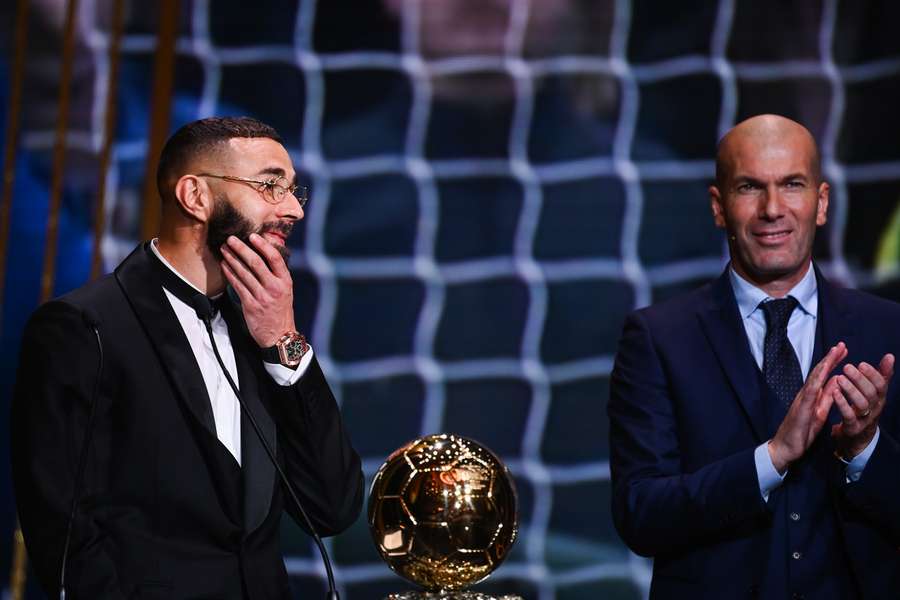 Benzema is the first Frenchman to win the Ballon d'Or since Zinedine Zidane in 1998