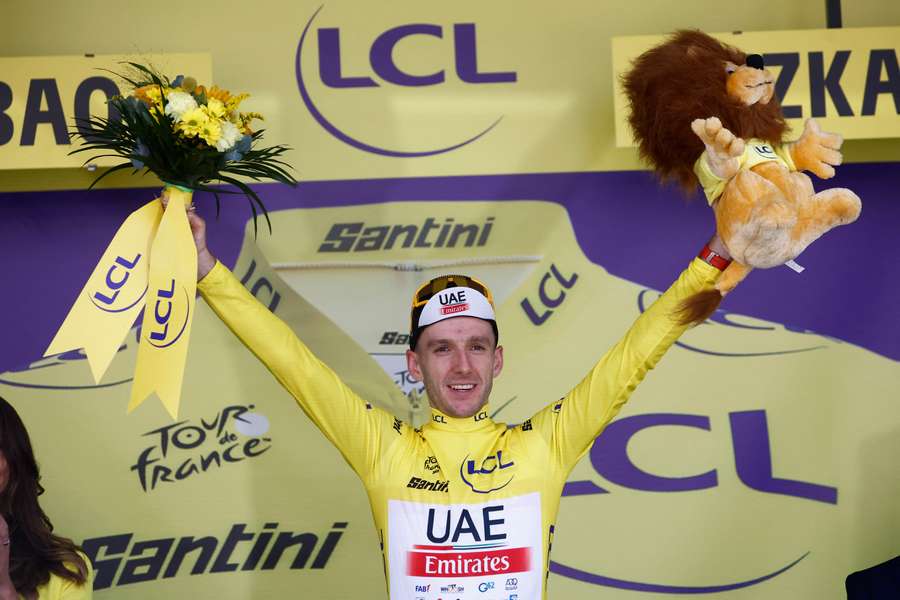 Adam Yates will wear the yellow jersey on Sunday's stage two at the Tour de France