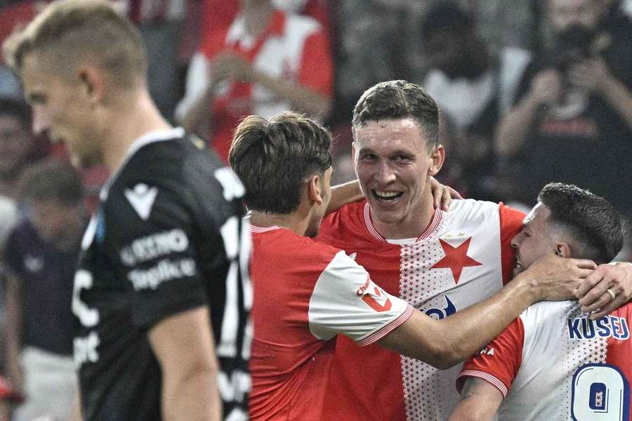 Lukáš Provod byl jedním z tahounů Slavie v duelu s Teplicemi.