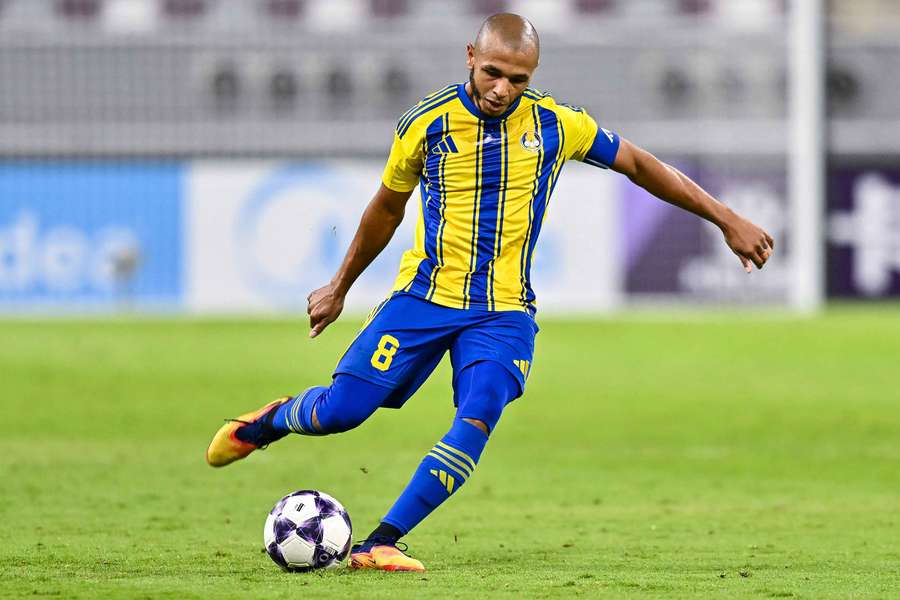 Yacine Brahimi avec Al-Gharafa.