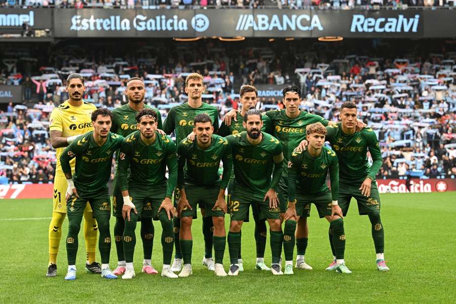 11 del Betis ante el Celta en Liga