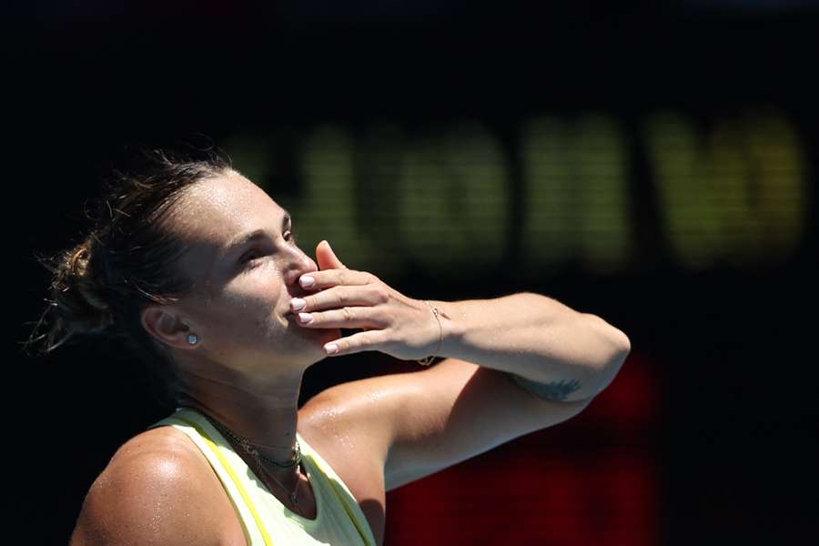 Sabalenka à Melbourne.