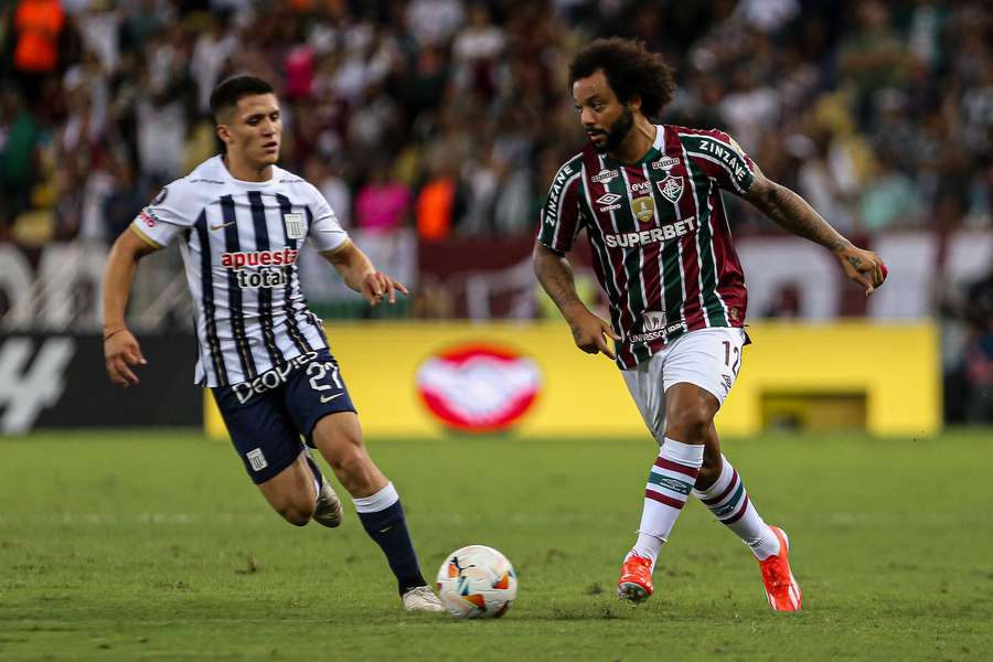 Marcelo fez um dos gols do Fluminense no Maracanã