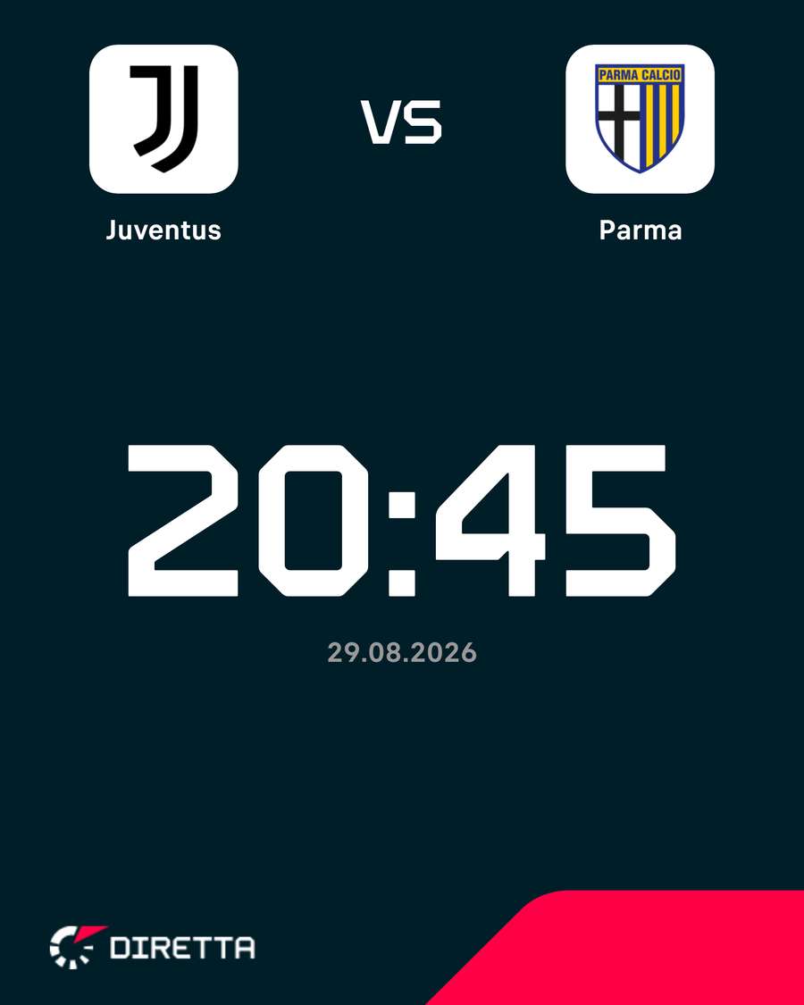 Il match tra Juve e Parma