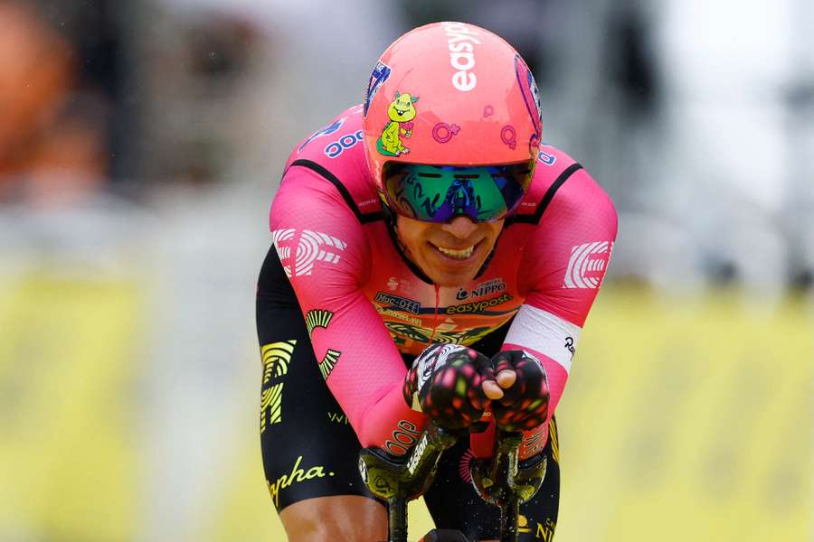 Uran claimed victory in stage 17