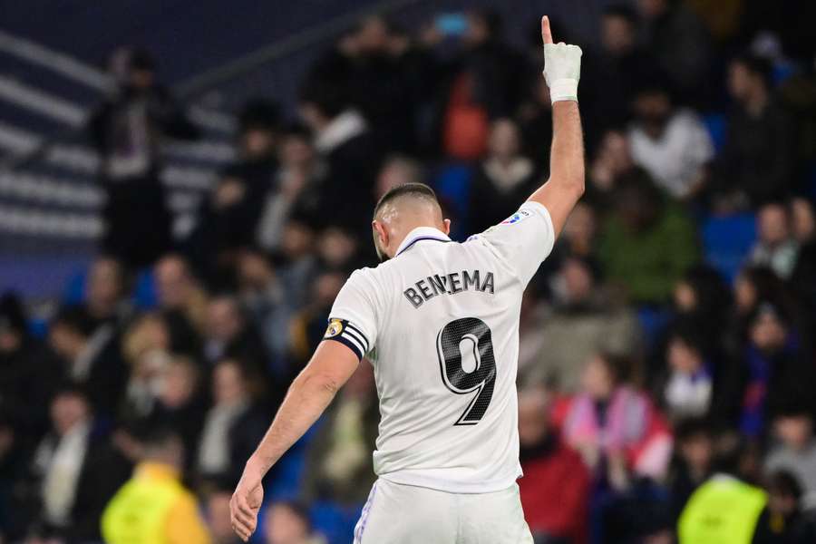 Karim Benzema le 15 février lors du match face à Elche.