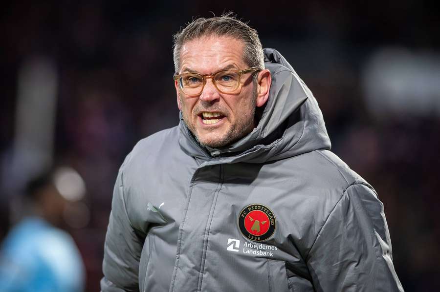 THomas Thomasberg was visibly upset with his side's performance