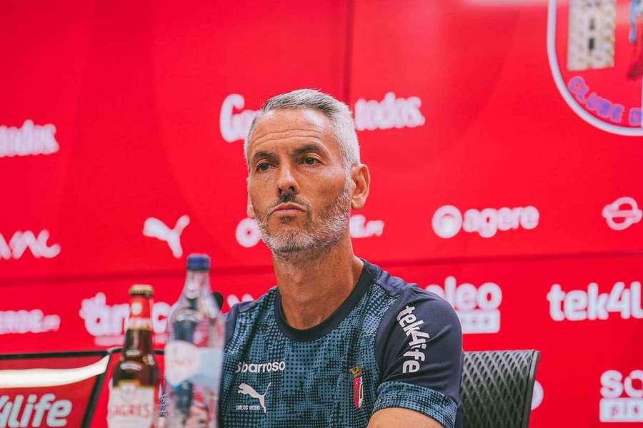 Carlos Vicens apela a autoexigência altíssima do SC Braga para ultrapassar Bragança
