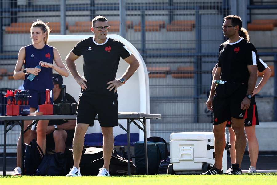 Bruno Boussagol cette semaine à l'entraînement.