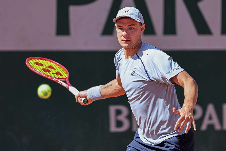 Kamil Majchrzak podczas Roland Garros Kamil Majchrzak podczas Roland Garros