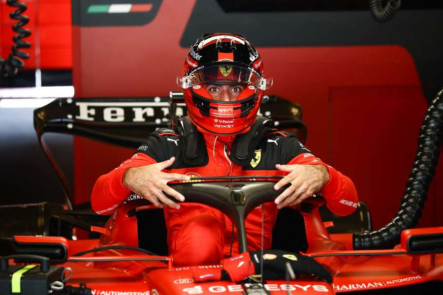 Carlos Sainz, pilote Ferrari.