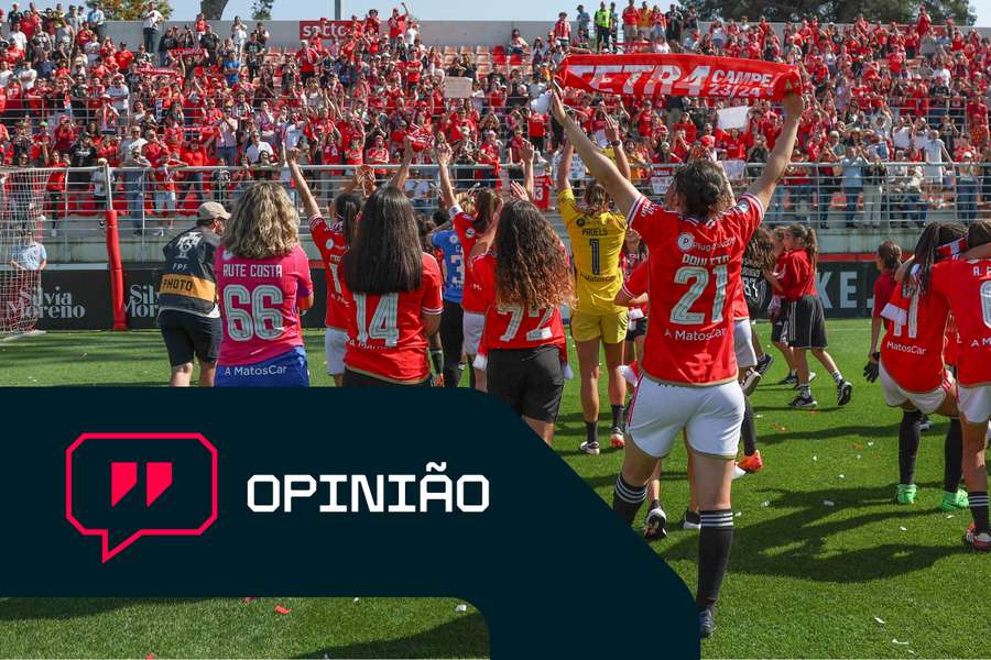 Benfica celebra conquista no Seixal