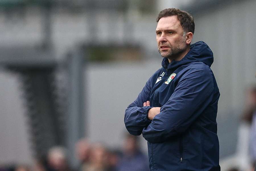 Blackburn manager John Eustace