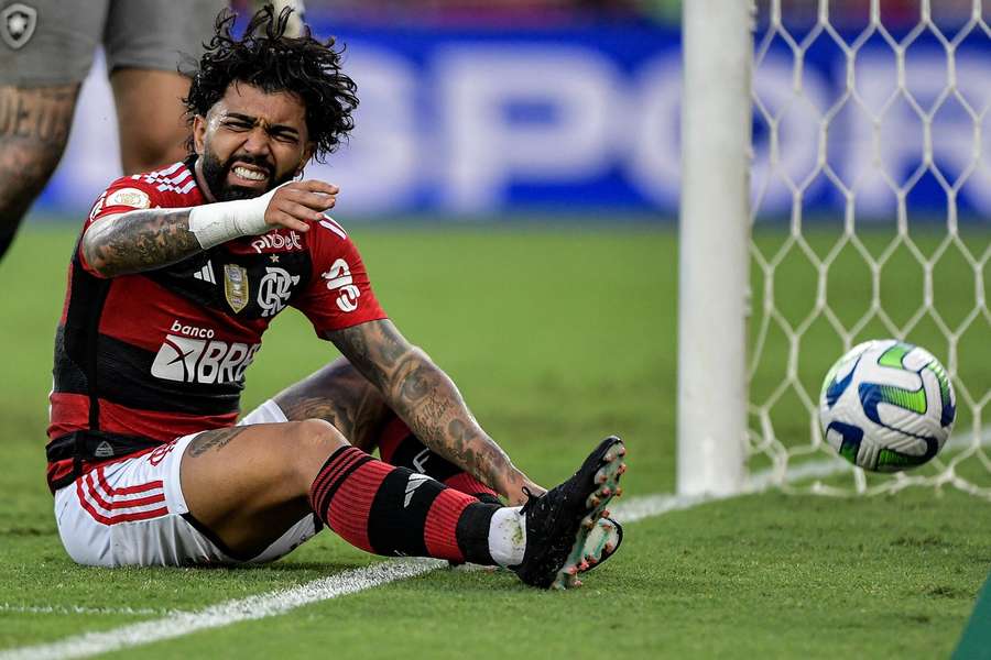 Gabigol perdeu boas chances contra o Botafogo