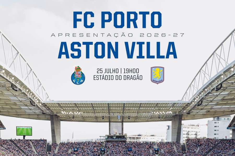 Jogo de apresentação do FC Porto tem lugar a 25 de julho Jogo de apresentação do FC Porto tem lugar a 25 de julho