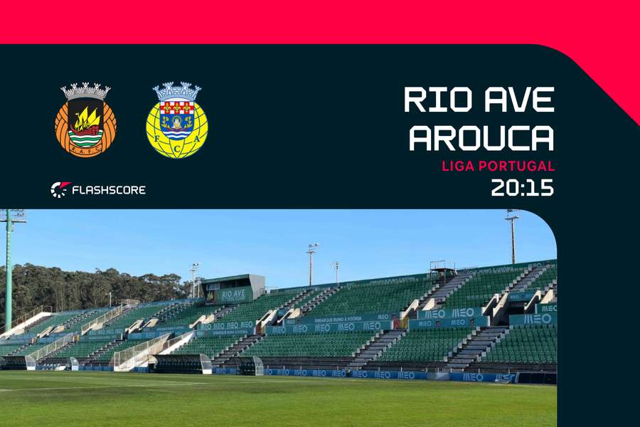 Rio Ave recebe o Arouca na 30.ª jornada da Liga