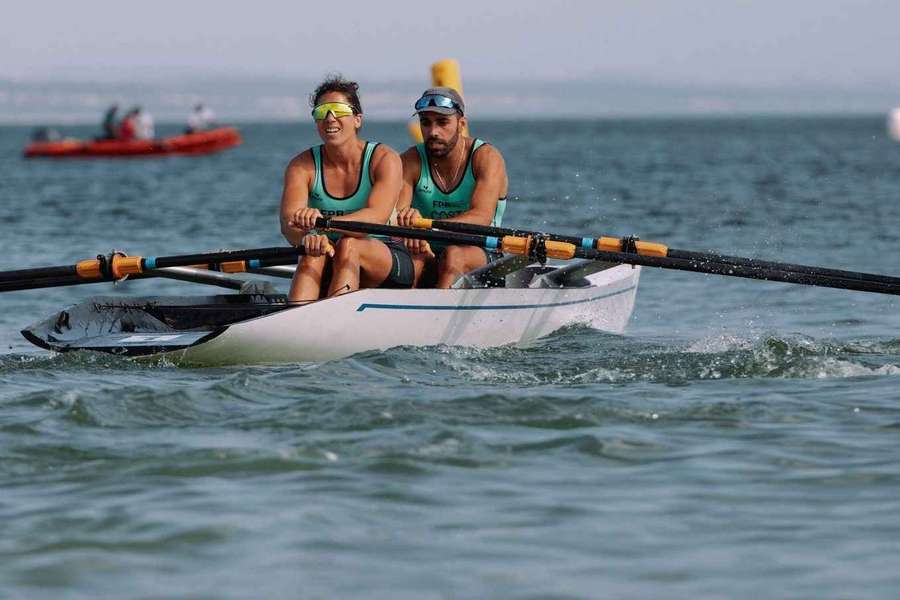 Patrícia Batista e Afonso Costa em competição