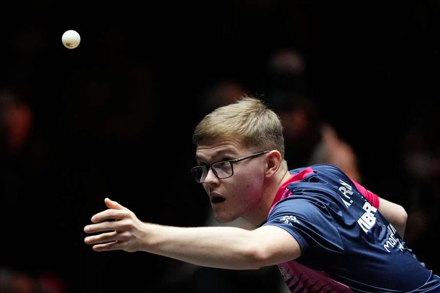 Alexis Lebrun lors des WTT Finals de Fukuoka en novembre dernier.