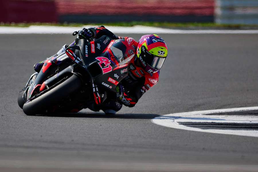 Aleix Espargaro à Silverstone.