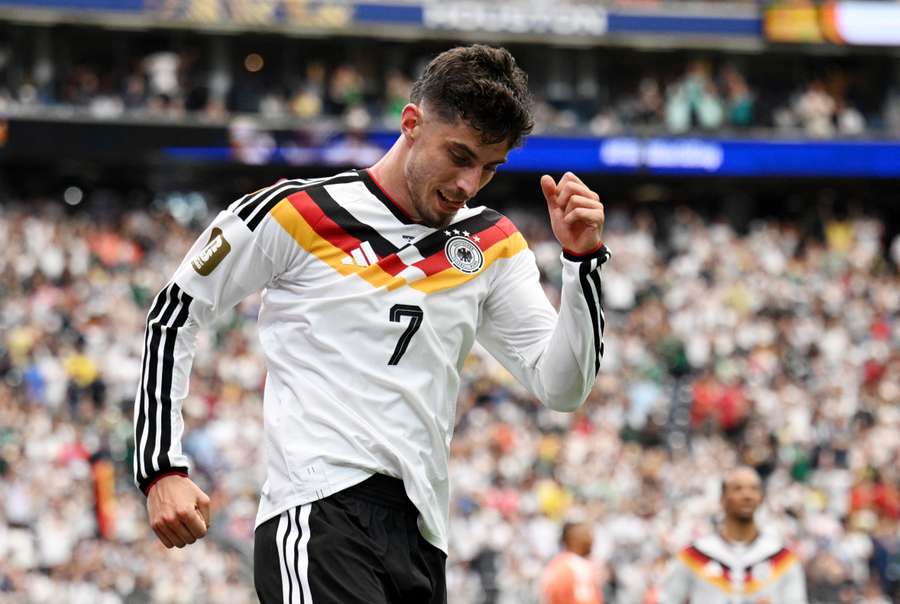Havertz marcou duas vezes na goleada da Alemanha Havertz marcou duas vezes na goleada da Alemanha
