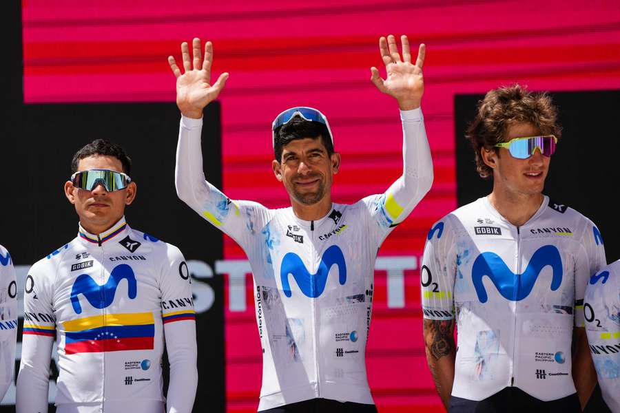 Nelson Oliveira, capitão da Movistar