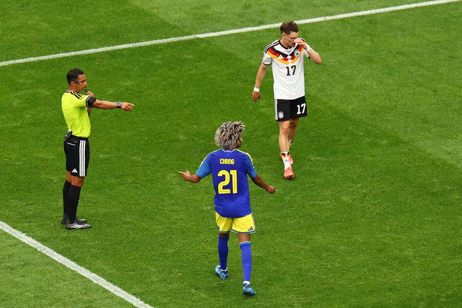 Jalal Jayed arbitrou o Alemanha-Curaçau da 1.ª jornada do Mundial-2026 Jalal Jayed arbitrou o Alemanha-Curaçau da 1.ª jornada do Mundial-2026