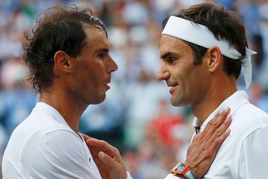 Nadal and Federer shared a rivalry on court for many years 